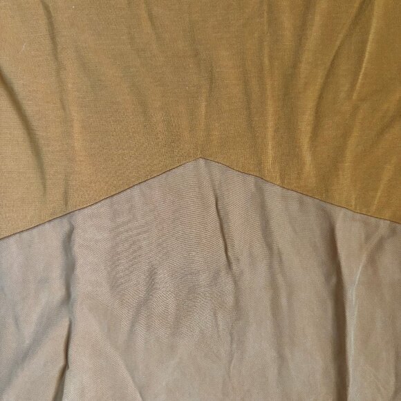 COS Mustard Ochre Midi Twill Knit Dress - Picture 5 of 13